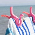 Handdoek XL clip Flamingo set van 2