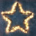 Kerstster LED bruin 40 cm