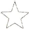 Kerstster LED bruin 40 cm