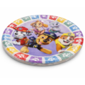Amscan wegwerp bordjes Paw Patrol 23 cm set van 8