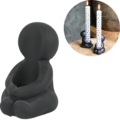 Kaarsenhouder Hug zwart 8 cm