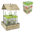 Drinkglas Cactus Tiki Hut 300 ml set van 5