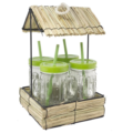 Drinkglas Cactus Tiki Hut 300 ml set van 5