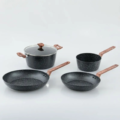 Pfannenset mit Steineffekt 5-Teilig