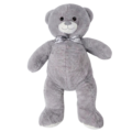 Knuffel beer XXL grijs 150 cm