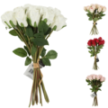 Kunstboeket rozen 40 cm 4 assorti