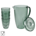 Benson Outdoor karaf met bekers 2 L set van 5