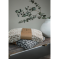 Take a Plaid 56 gerecycled katoen beige 130 x 180 cm