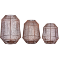 PTMD windlicht Justy L koperkleurig 38 cm