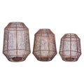 PTMD windlicht Justy M koperkleurig 32 cm