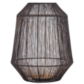 PTMD windlicht Justy L zwart/goudkleurig 38 cm