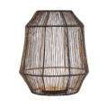 PTMD windlicht Justy M zwart/goudkleurig 32 cm