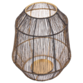 PTMD windlicht Justy M zwart/goudkleurig 32 cm