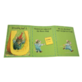 Dubbele wenskaart met envelop Proficiat 15x21 cm 2 assorti