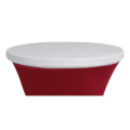 Elegance Topcover statafel wit 80 cm