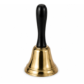 Relaxdays tafelbel goudkleurig 12,5 cm