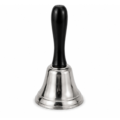 Relaxdays tafelbel zilverkleurig 12,5 cm