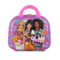 Koffer Glam Girls met handvaten roze 30 cm