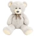 Knuffel beer grijs 100 cm