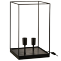 J-Line tafellamp zwart EU-stekker 50 cm
