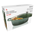 Alpina braadpan gietijzer groen 5 L