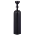 PTMD kandelaar Yanou met ring L aluminium zwart 32 cm