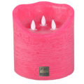 PTMD LED stompkaars op batterij XXL felroze 15 x 15 cm
