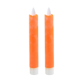 PTMD LED dinerkaars op batterij orange 2,2 x 16 cm set van 2