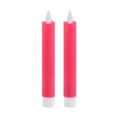 PTMD LED dinerkaars op batterij bright pink 2,2 x 16 cm set van 2