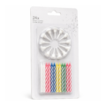 Amscan taartkaarsen Spiral set van 24