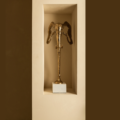 PTMD beeld Horton olifant marmer/goudkleurig 42 cm