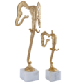PTMD beeld Horton olifant marmer/goudkleurig 42 cm