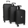 Kofferset Sunset zwart 95/56/27 L set van 3