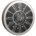 J-Line klok Radar LED zilverkleurig 80 cm