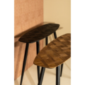 PTMD sidetable Tyano teakhout bruin 120 cm