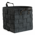 Premium mand vilt donkergrijs 35 cm