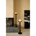 PTMD kaarsenhouder Zival aluminium zwart 78 cm