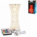 Out of the Blue lamp Crystal LED oplaadbaar 19 cm