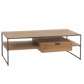 J-Line tv meubel zwart/naturel 120 cm