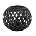J-Line tafellamp Bamboo zwart 30 cm