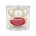 Deco Heitmann kerstballen Pearl 8 cm set van 6
