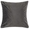Tiseco kussen Velvet antraciet   60 x 60 cm