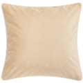 Tiseco kussen Velvet zandkleurig 60 x 60 cm