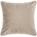 Tiseco kussen Velvet licht taupe 60 x 60 cm