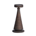 Light & Living kandelaar Almola mangohout donkerbruin 30 cm
