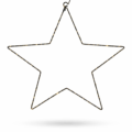 Kerstster LED op batterij zwart 45 cm