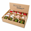 Boltze kerstbal glas Scotty 10 cm 3 assorti