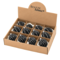 Boltze kerstbal Grapho 11,5 cm 3 assorti