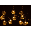 J-Line lichtketting Bollen glas amber 165 cm