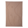 HKLiving wandkleed silhouet Woman by Sella Molenaar 147 cm
